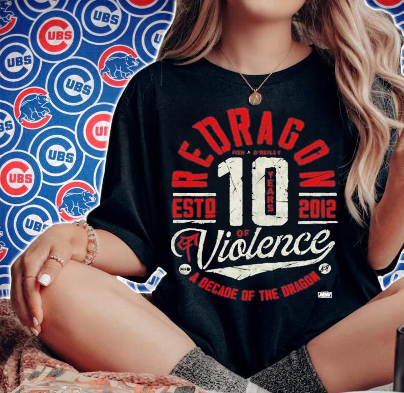 reDRagon 10 Years of Violence shirt t-shirt woman shirt