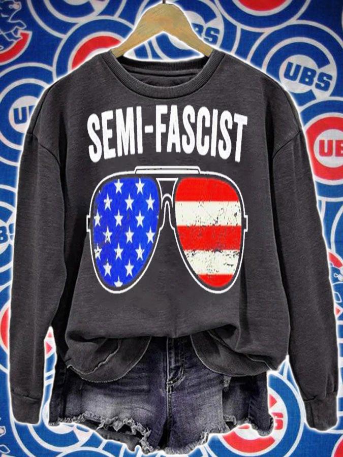 Semi-Fascist Funny Political Humor Biden Quotes shirt t-shirt
