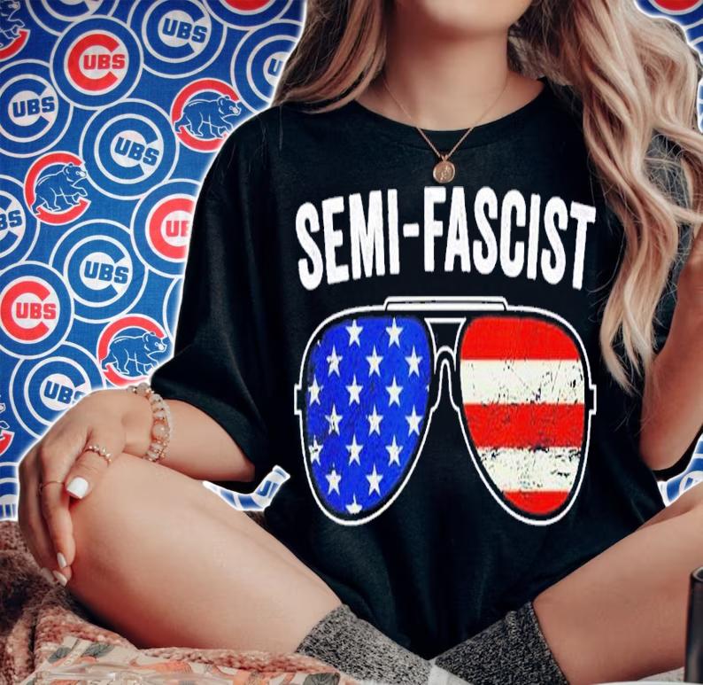 Semi-Fascist Funny Political Humor Biden Quotes shirt t-shirt