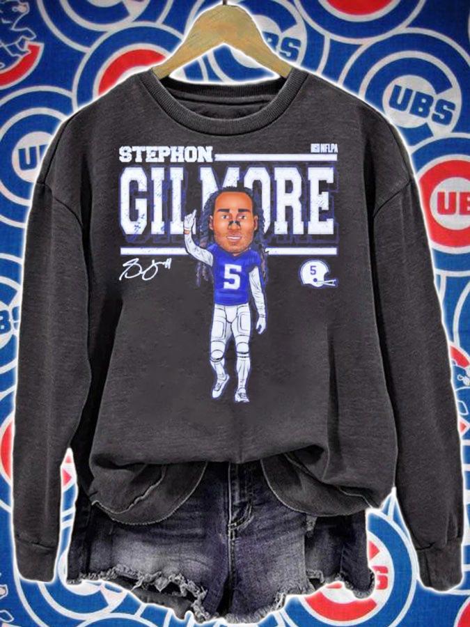 Stephon Gilmore Indianapolis Cartoon Signature Shirt t-shirt sweatshirt