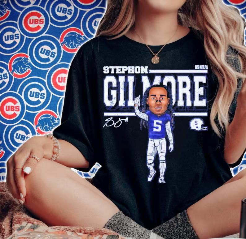 Stephon Gilmore Indianapolis Cartoon Signature Shirt t-shirt woman shirt