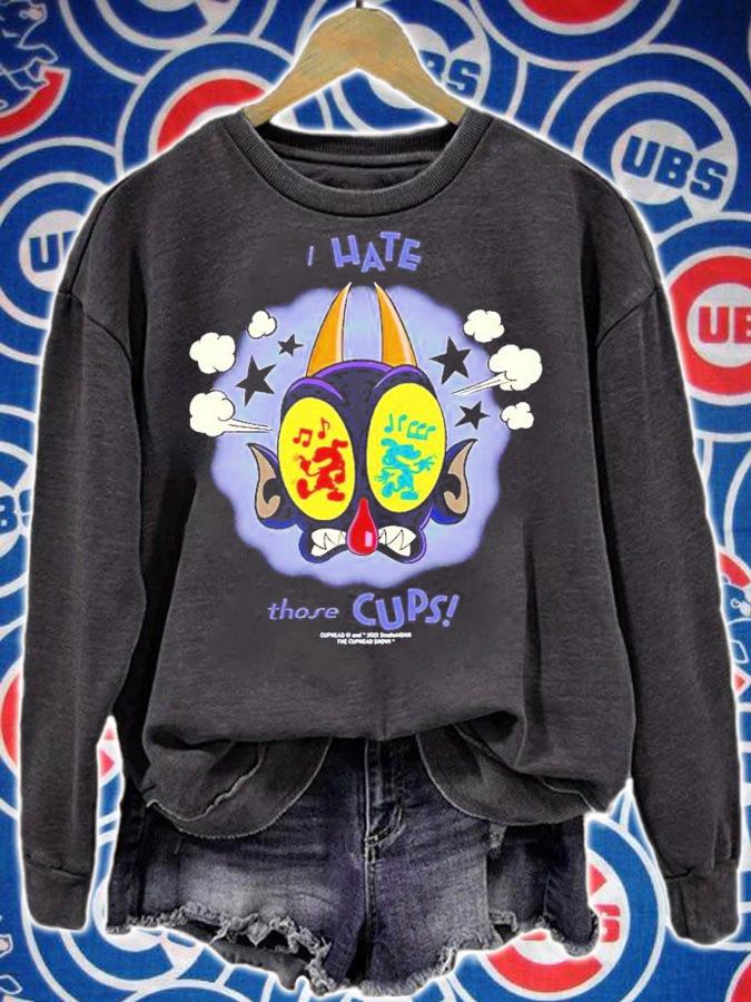 The Cuphead Show The Devil I Hate Those Cups shirt t-shirt