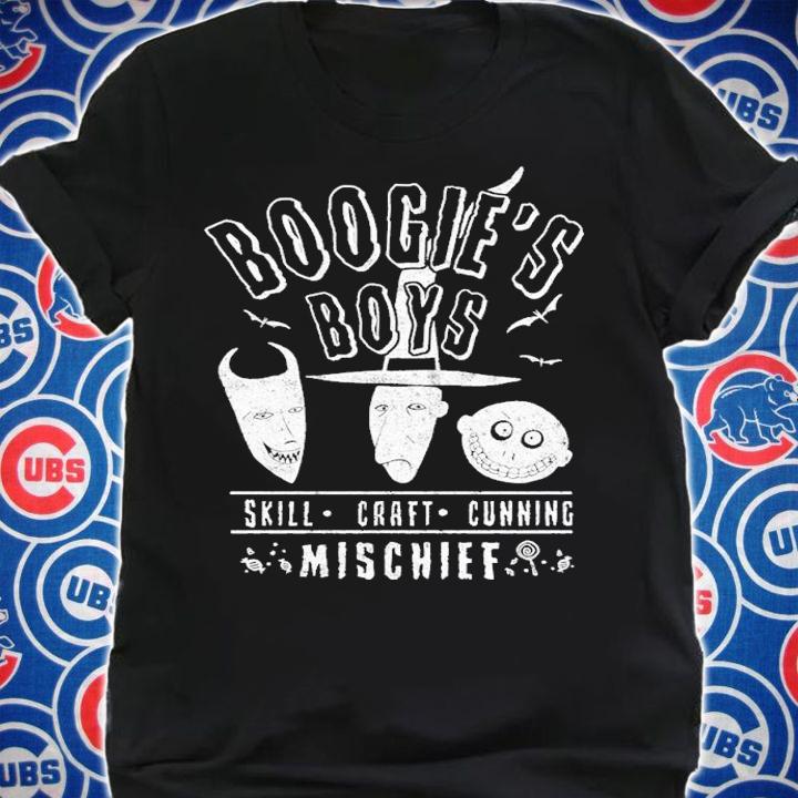 The Nightmare Before Christmas Halloween Lock Shock and Barrel Boogie's Boys shirt t-shirt shirt