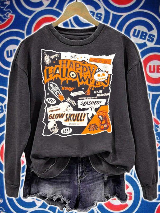 Vintage Retro Halloween Shirt t-shirt sweatshirt
