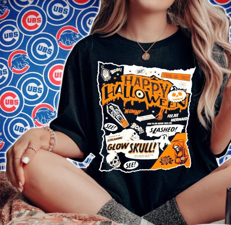 Vintage Retro Halloween Shirt t-shirt woman shirt