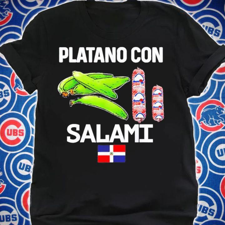 Dominicana Flag RD Dominican Republic Food Mangu Plantain T-Shirt t-shirt