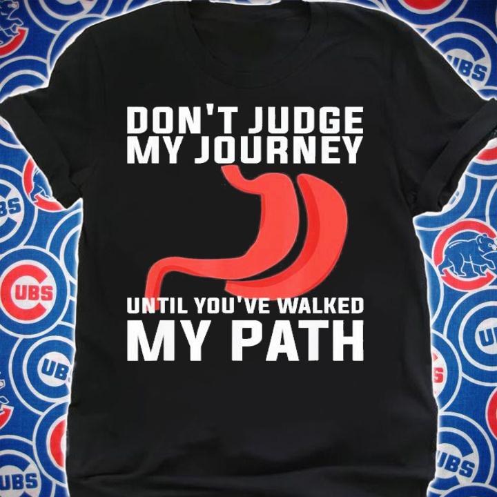 Don't Judge My Journey Until You've Walked My Path T-Shirt t-shirt