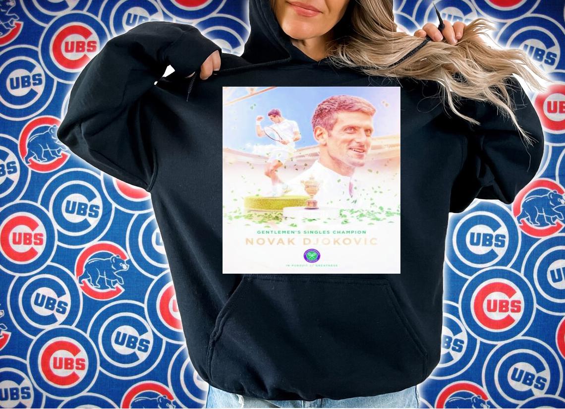 Gentlemen's Singles Champion Novak Djokovic T-Shirt t-shirt