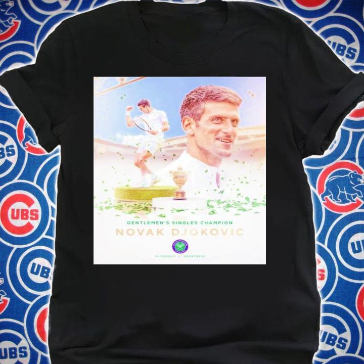 Gentlemen's Singles Champion Novak Djokovic T-Shirt t-shirt