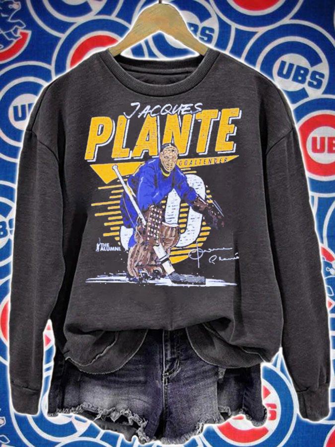 Jacques Plante St. Louis Comet Hockey Signatures Shirt t-shirt sweatshirt