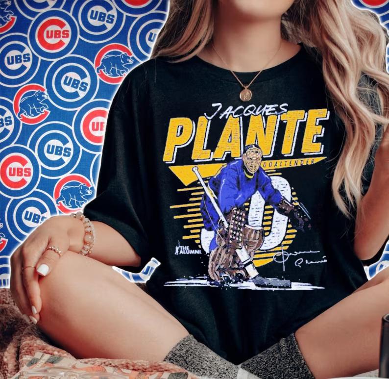 Jacques Plante St. Louis Comet Hockey Signatures Shirt t-shirt woman shirt
