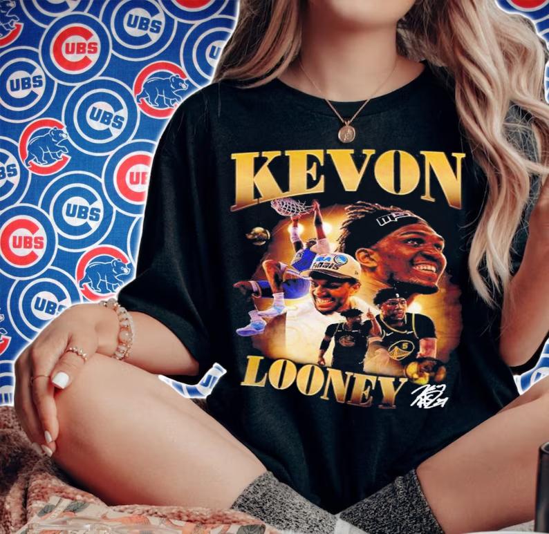 Kevin Looney Vintage 90s Style Basketball T-Shirt t-shirt