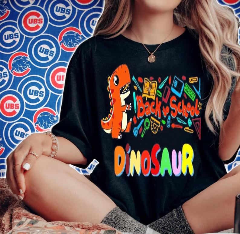 Kindergarten Back To School Dinosaurs T-Shirt t-shirt woman shirt