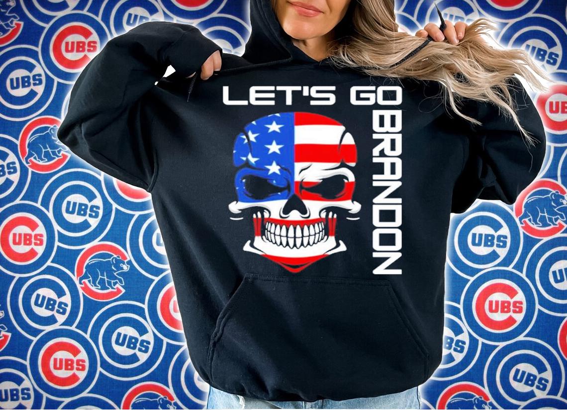 Let's Go Brandon Skull Shirt t-shirt