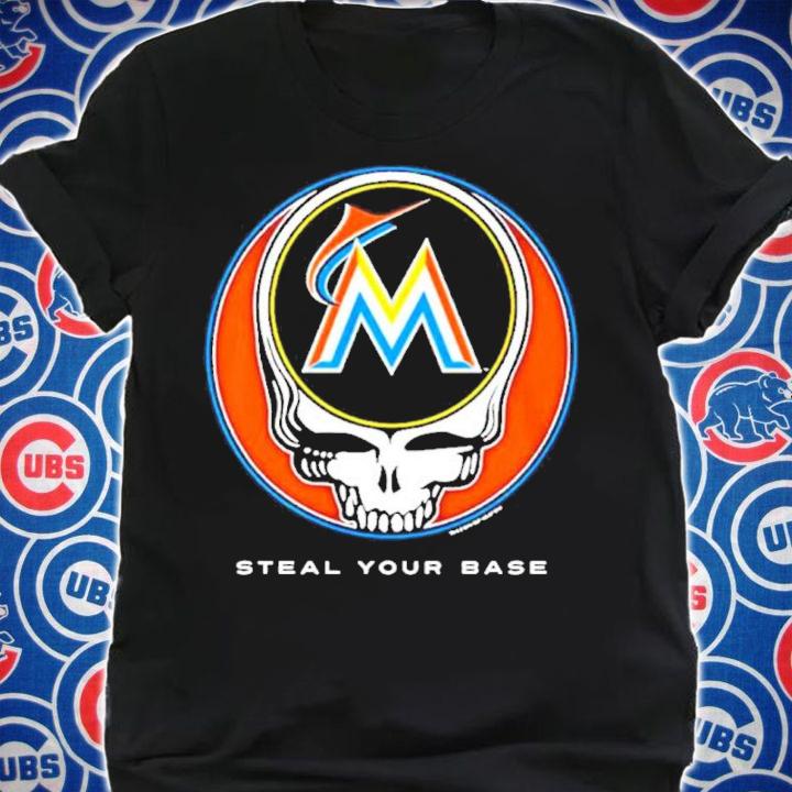 Miami Marlins Grateful Dead Steal Your Base Shirt t-shirt