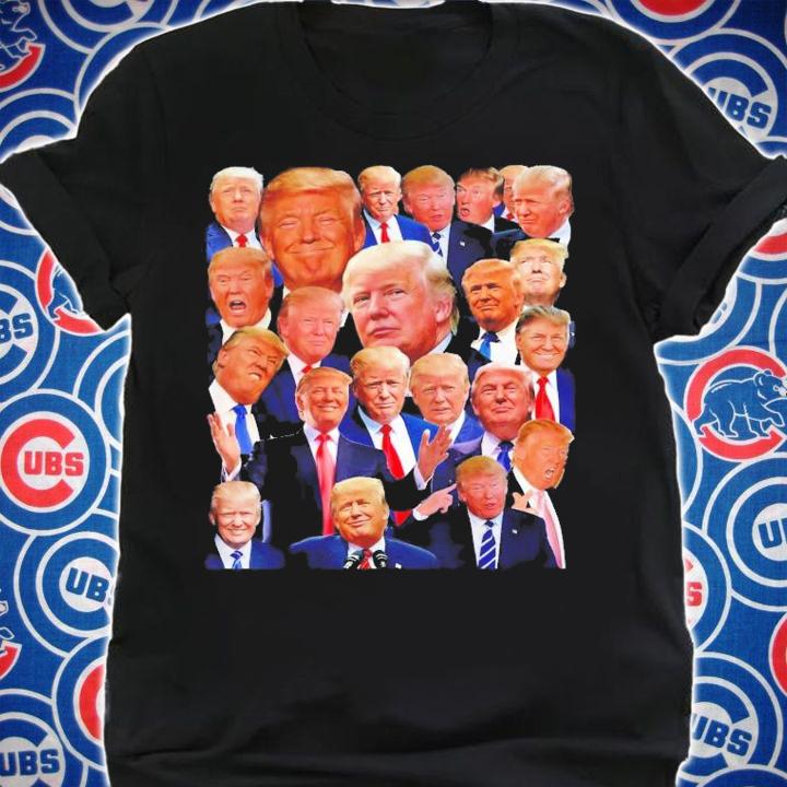 President Donald Trump Photo Collage Trump T-Shirt t-shirt shirt