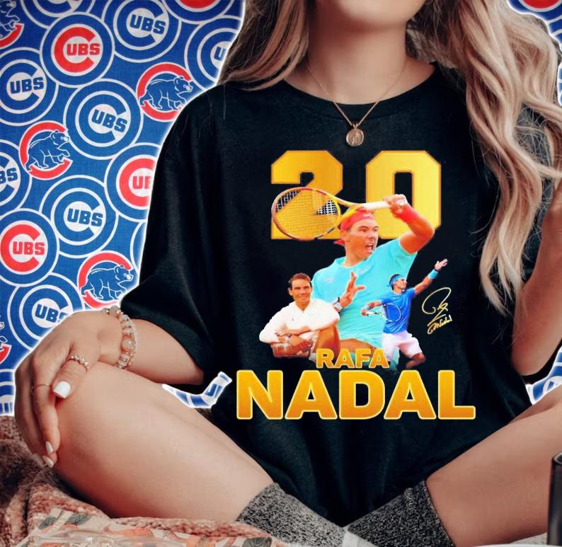 Rafa Nadal 20 Grand Slam Champion T-Shirt t-shirt