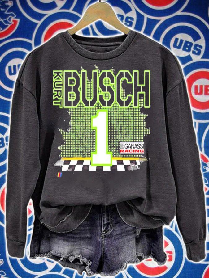 Nascar Kurt Busch Racing Flags T-Shirt t-shirt sweatshirt