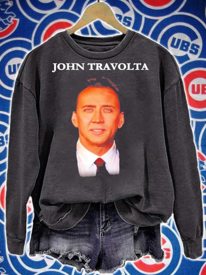 Nicolas Cage Is John Travolta Funny Shirt t-shirt