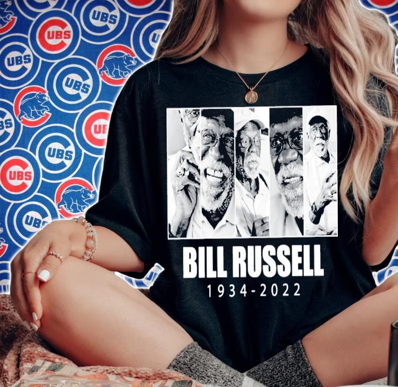 RIP Legend Basketball Bill Russell 1934-2022 Shirt t-shirt