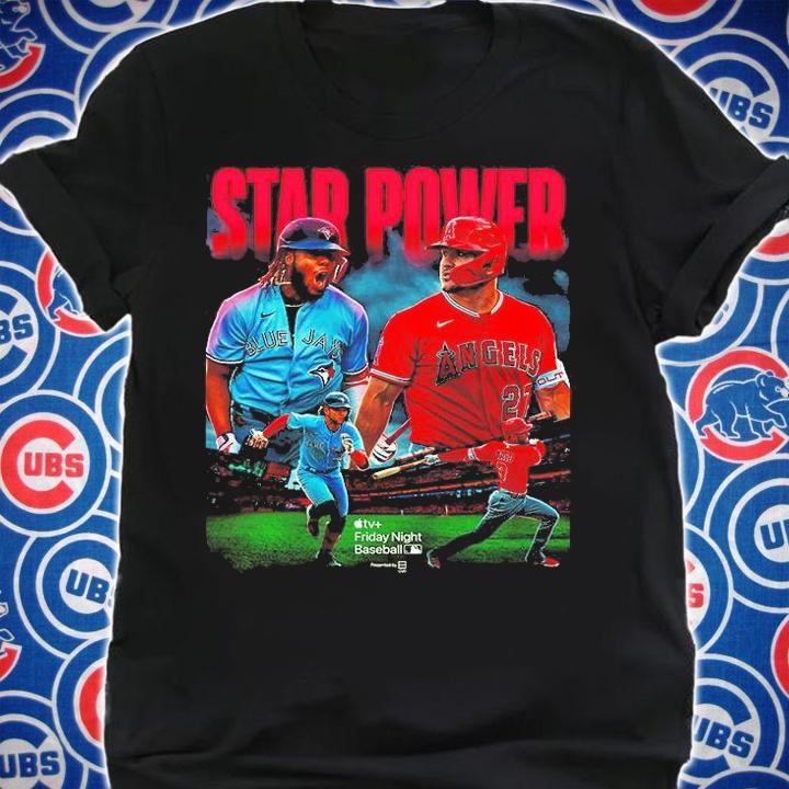 Star Power Blue Jays vs Angels T-Shirt t-shirt shirt