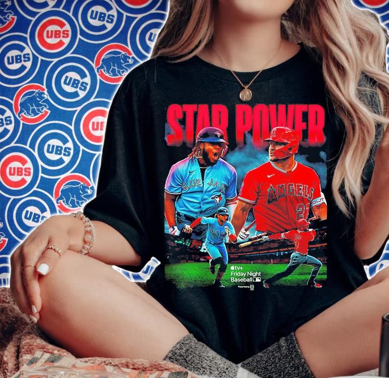 Star Power Blue Jays vs Angels T-Shirt t-shirt woman shirt