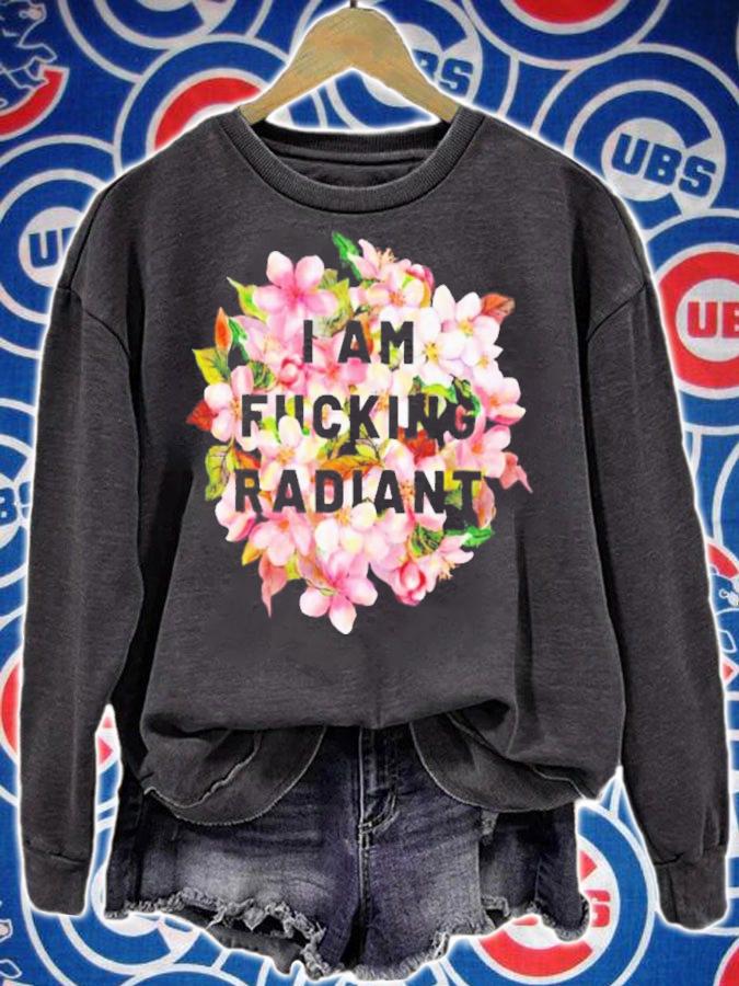The Spark Company I Am Fucking Radiant Feminist T-Shirt t-shirt sweatshirt
