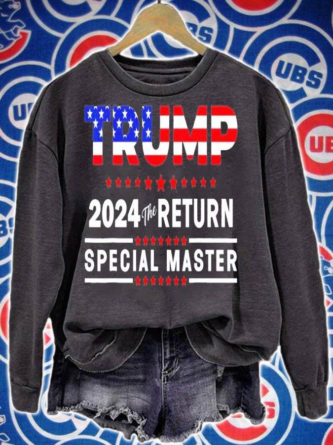 Trump Special Master 2024 Election Pro Trump MAGA Us Flag T-Shirt t-shirt sweatshirt