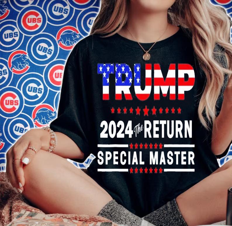Trump Special Master 2024 Election Pro Trump MAGA Us Flag T-Shirt t-shirt woman shirt