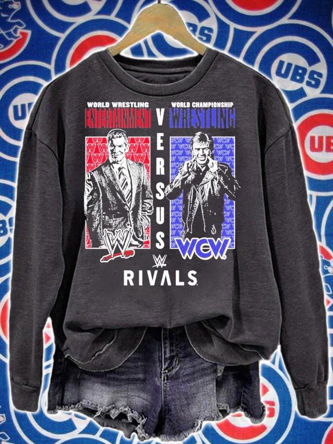 WWE Rivals WWE vs. WCW shirt t-shirt