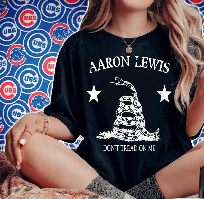 Gadsden Flag Aaron Lewis Dont Tread On Me t-shirt woman shirt