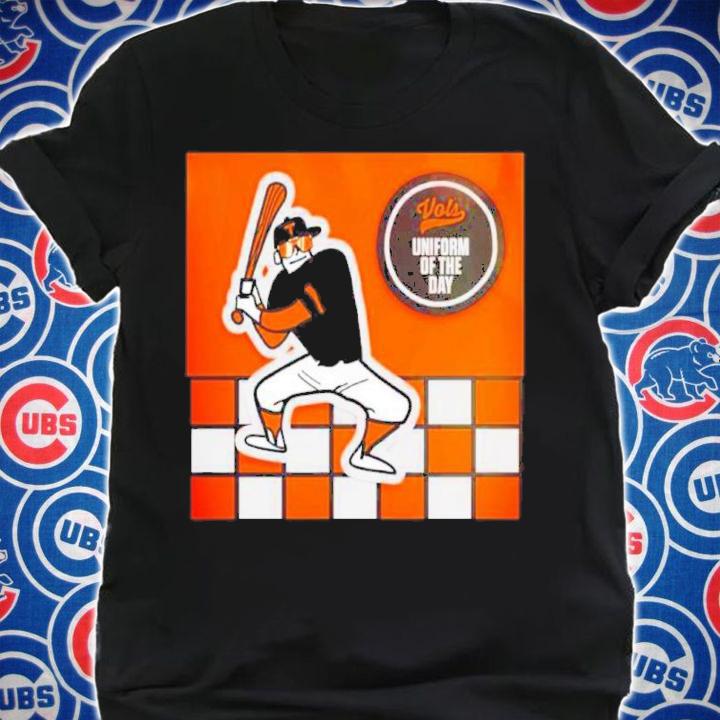 Tennessee Baseball Vols Uniform Of The Day Shirt t-shirt
