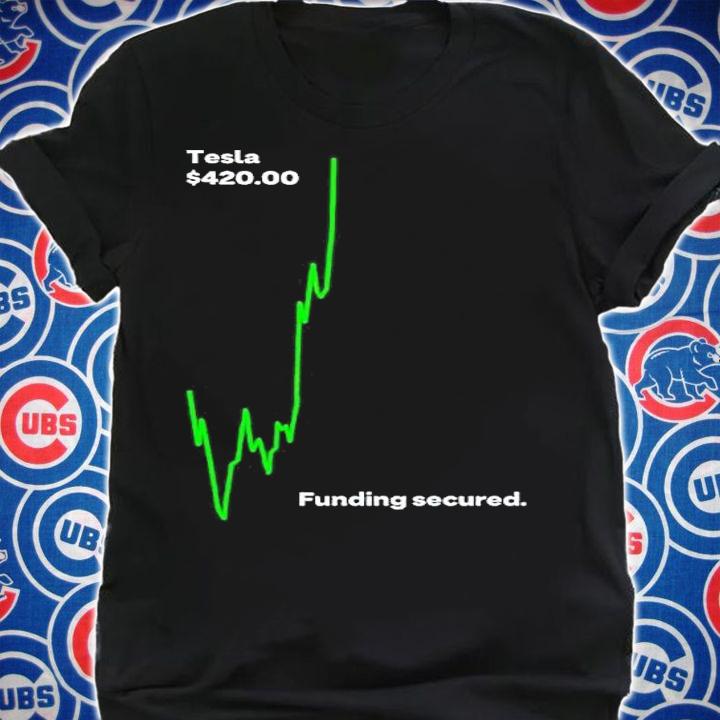 Tesla $42000 Funding Secured Shirt t-shirt shirt