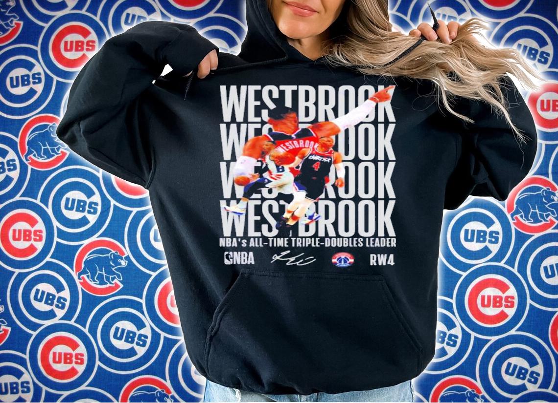 Typography Russell Westbrook NBA Basketball Shirt t-shirt hoodie