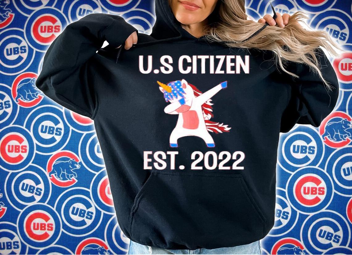 Unicorn US Citizen Est 2022 New USA Citizen Shirt t-shirt hoodie