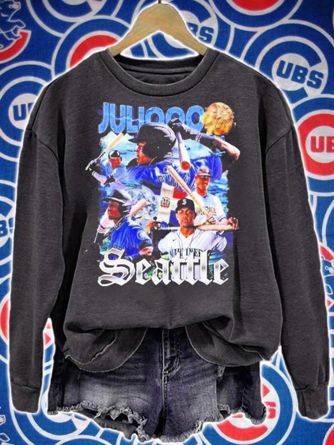 Vintage Julio Rodriguez MLB Mariners Baseball T-Shirt t-shirt sweatshirt