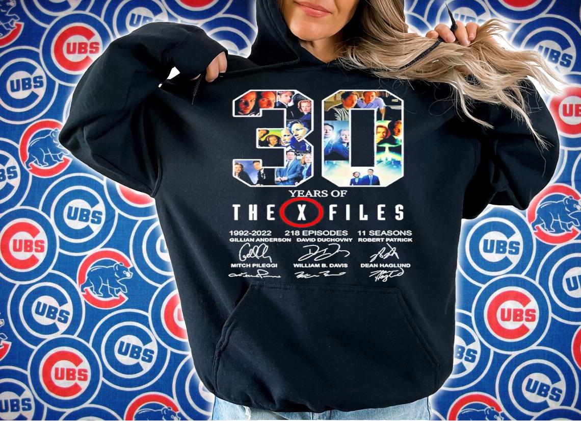 30 Years Of The X Files 1992-2022 218 Episodes 11 Seasons Signatures Shirt t-shirt hoodie
