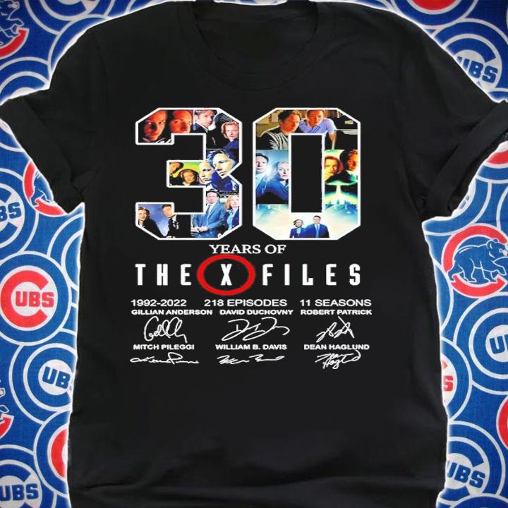30 Years Of The X Files 1992-2022 218 Episodes 11 Seasons Signatures Shirt t-shirt shirt