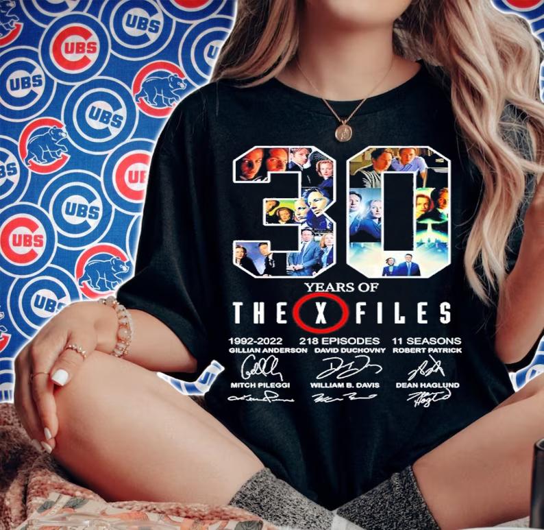 30 Years Of The X Files 1992-2022 218 Episodes 11 Seasons Signatures Shirt t-shirt woman shirt