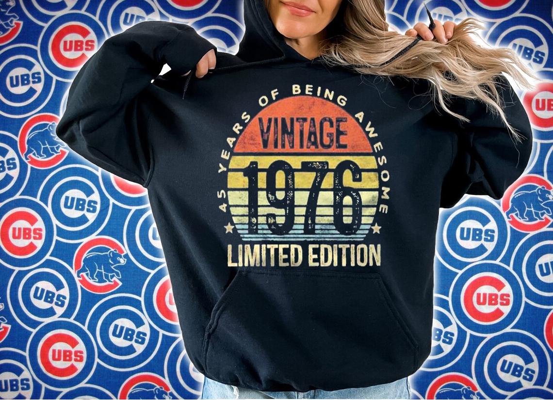 45 Years Old Gifts Vintage 1976 Limited Edition 45Th Birthday Shirt t-shirt hoodie