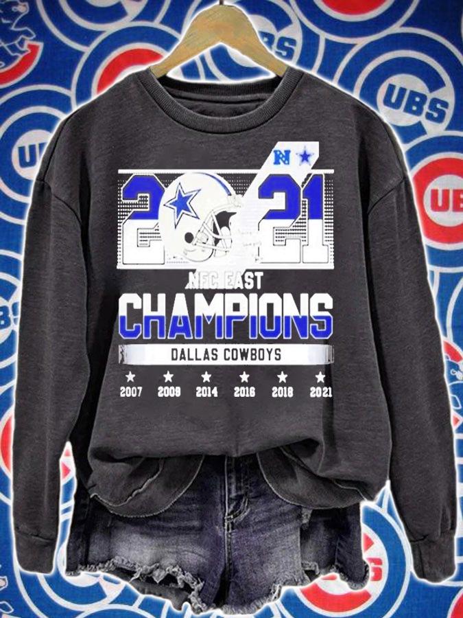 2021 Nfc East Champions Dallas Cowboys 2007 2021 Shirt t-shirt sweatshirt