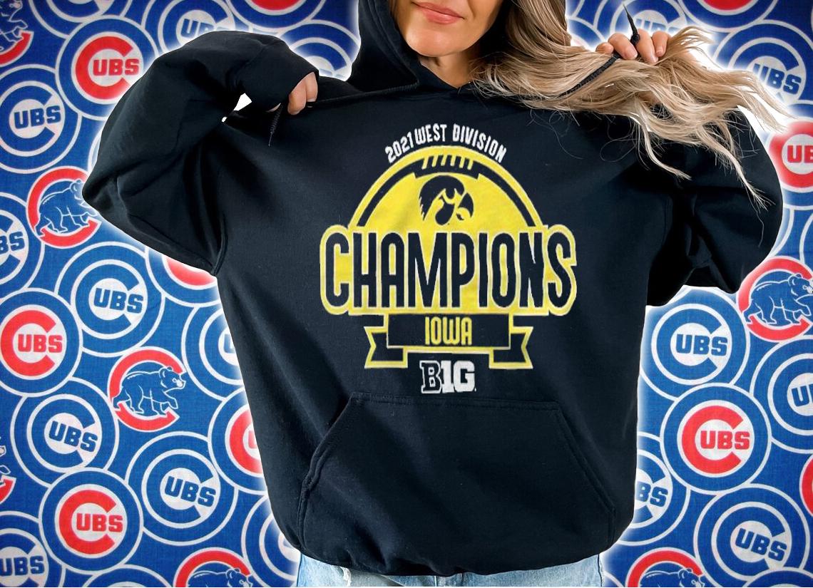2021 West Division Champions Iowa Big Ten T-shirt t-shirt hoodie