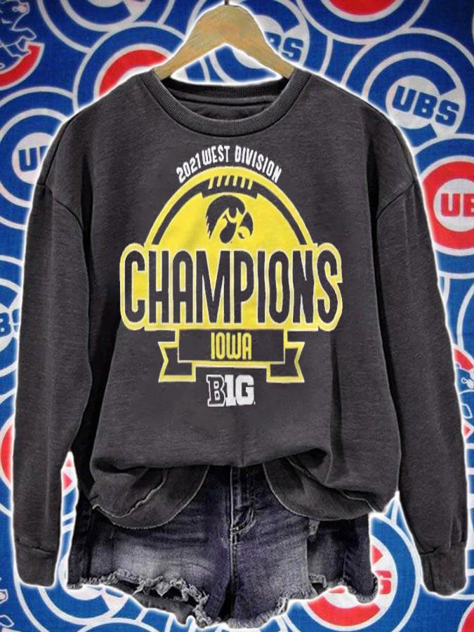 2021 West Division Champions Iowa Big Ten T-shirt t-shirt sweatshirt