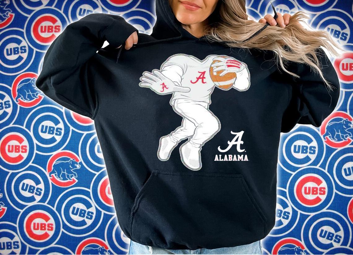 Alabama Crimson Tide Toddler Yard Rush II Football Player shirt t-shirt hoodie