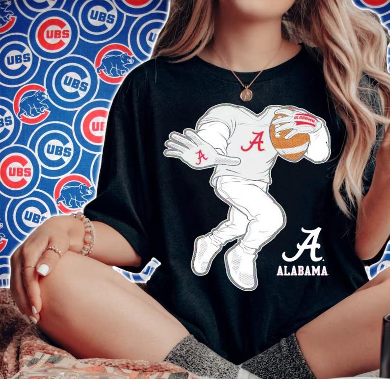 Alabama Crimson Tide Toddler Yard Rush II Football Player shirt t-shirt woman shirt
