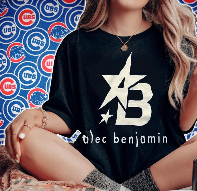 Alec Benjamin AB star logo T-shirt t-shirt