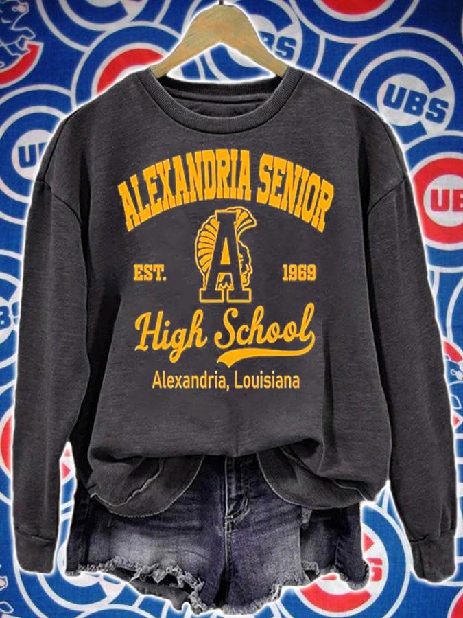 Alexandria Senior Est 1969 High School Alexandria Louisiana T-Shirt t-shirt