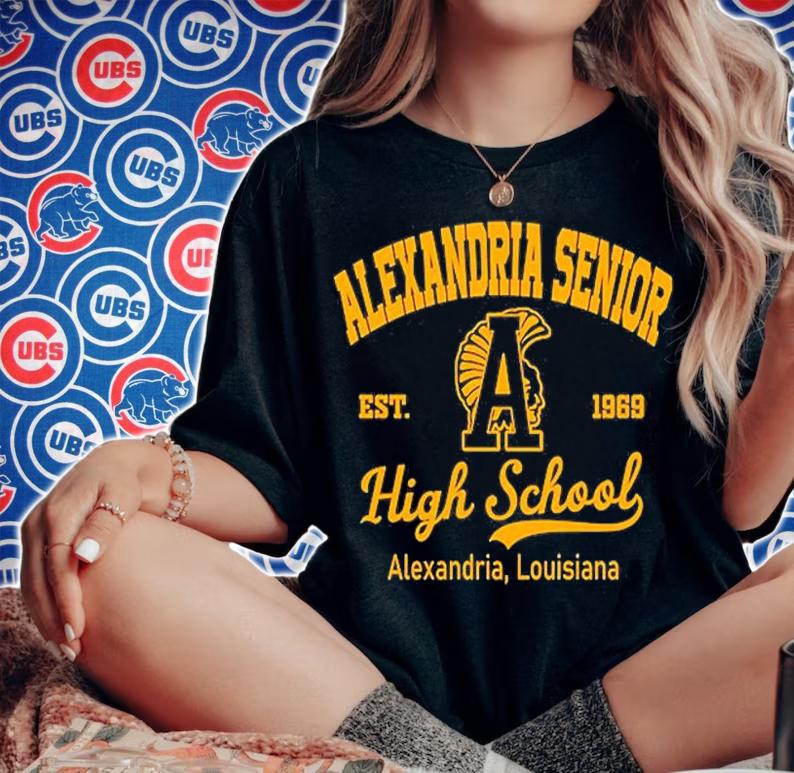 Alexandria Senior Est 1969 High School Alexandria Louisiana T-Shirt t-shirt