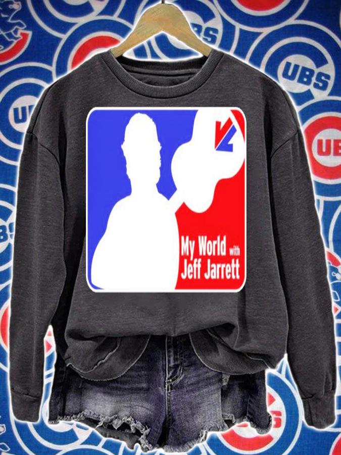 All Merchandise Ad Free Cares Major League My World With Jeff Jarrett Shirt t-shirt sweatshirt