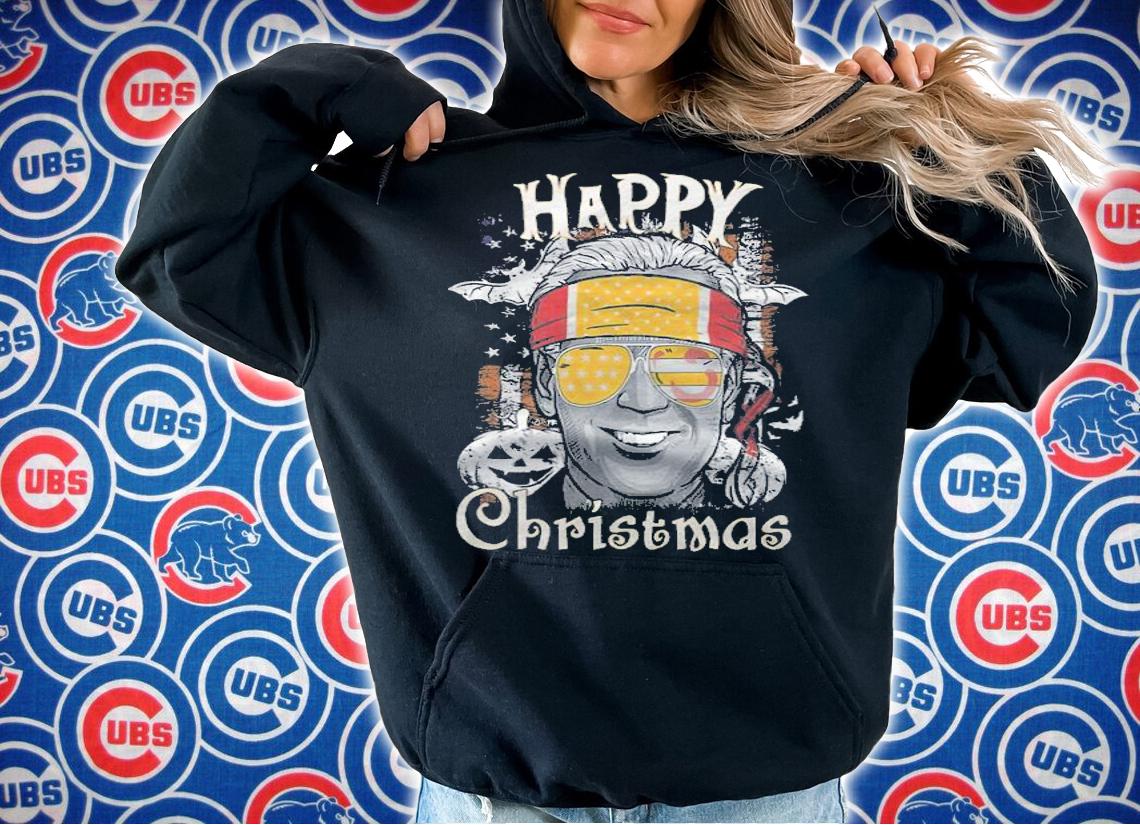 Anti President happy Christmas Joe Biden Vintage Anti Joe Biden Happy Christmas HalloweenT-Shirt t-shirt
